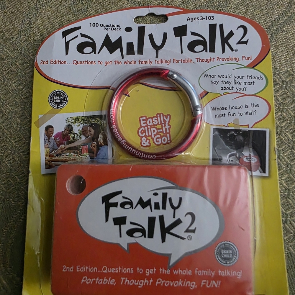 Family Talk 2 Card Game
